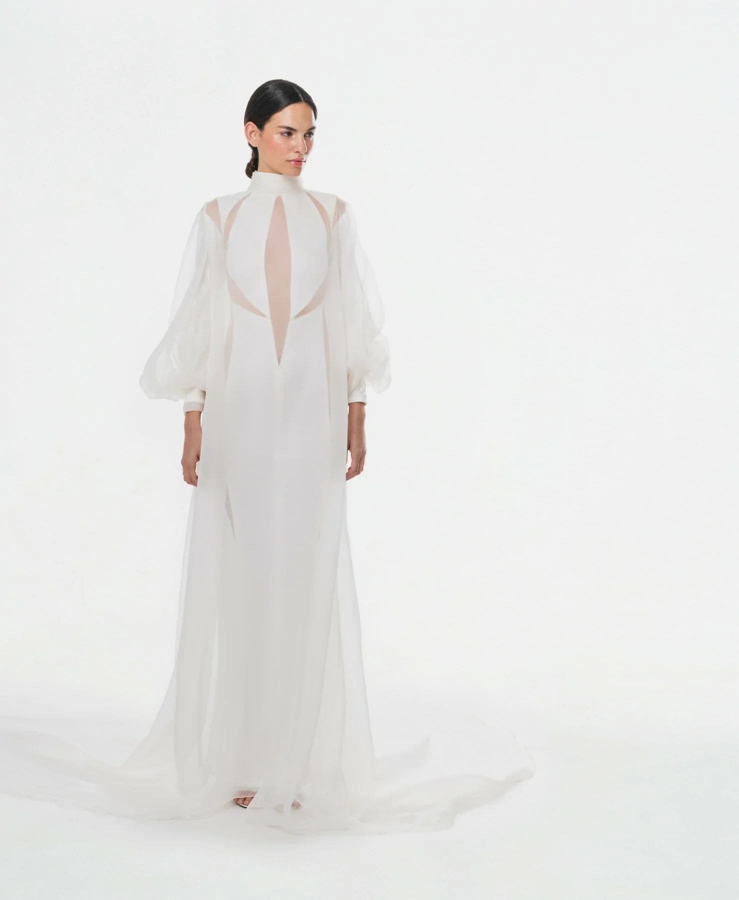 vestido de novia corte recto